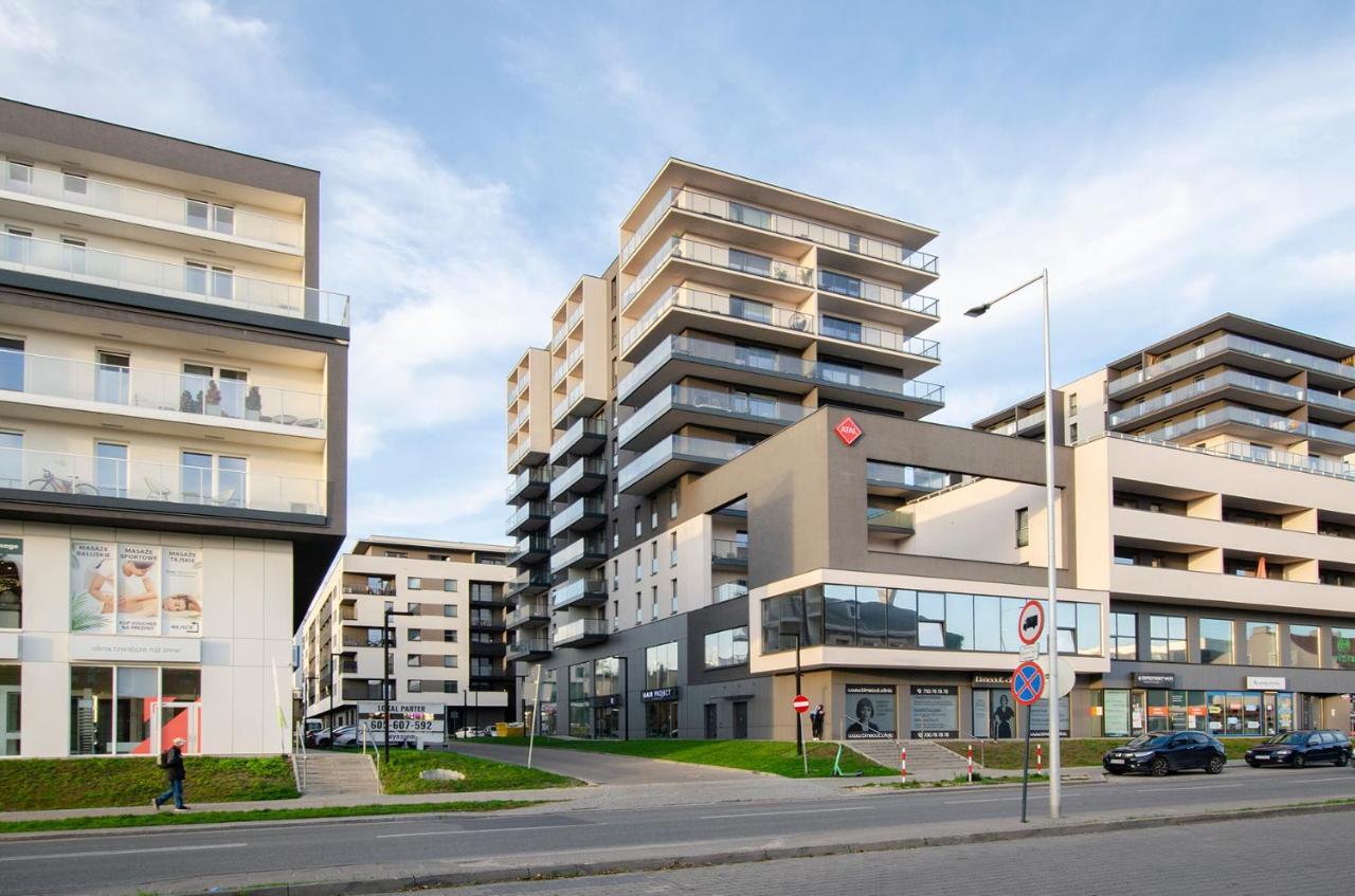Sky Home- Blue Apartament -Manufaktura, Bezplatny Parking, Klima, Dostep Na Kod Lodž Exteriér fotografie