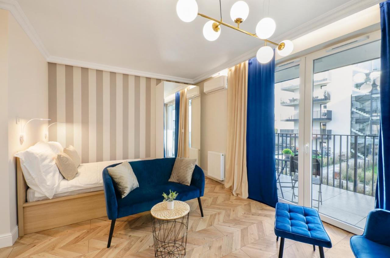 Sky Home- Blue Apartament -Manufaktura, Bezplatny Parking, Klima, Dostep Na Kod Lodž Exteriér fotografie